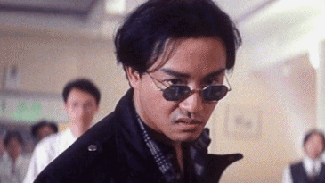 张国荣戴墨镜撇嘴神情gif动图_动态图_表情包下载_soogif