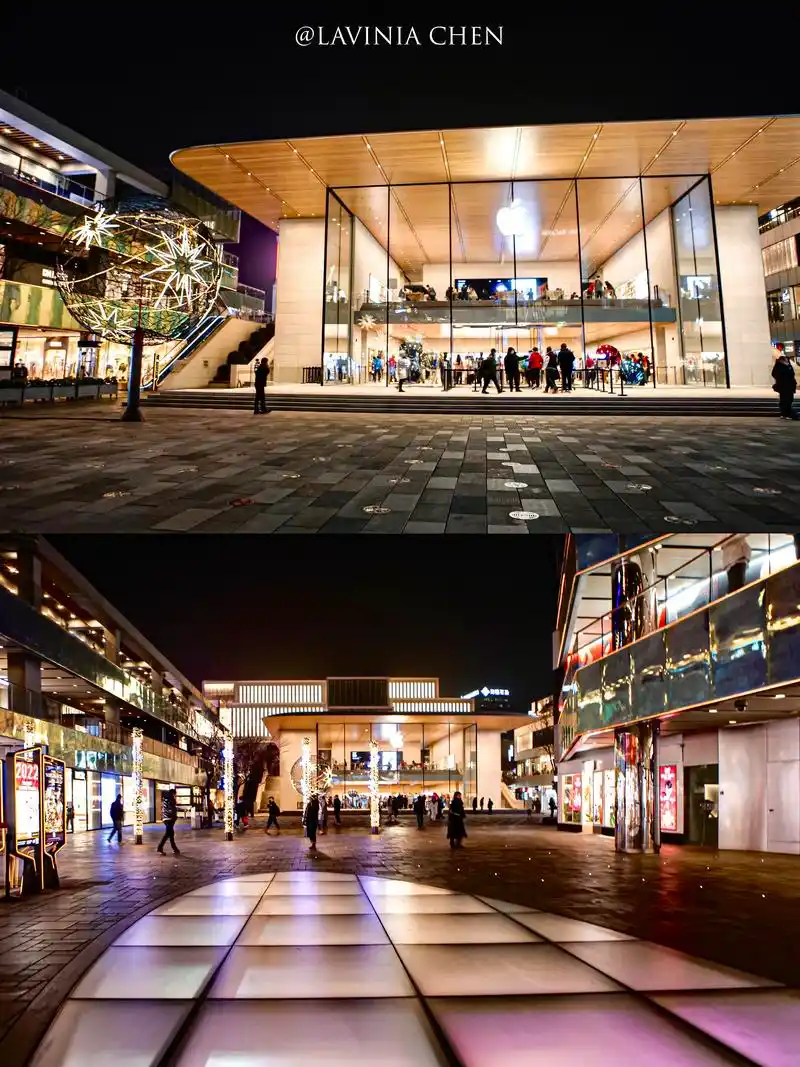 北京周末|在静谧夜晚打卡三里屯太古里