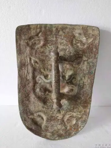 战汉时期,青铜兽面盾牌, - 中华古玩网 - 古董收藏,古玩收藏,古玩鉴定
