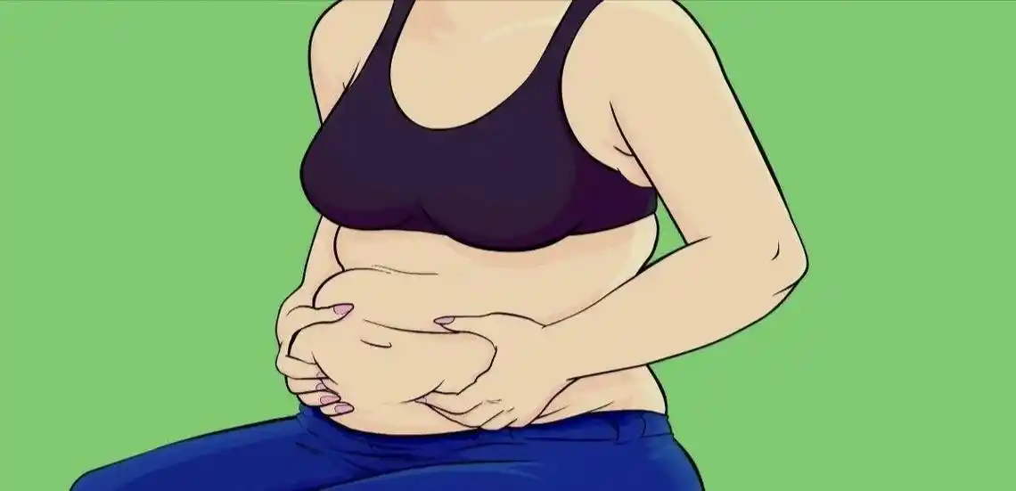 抖音图文来了  #肚子为什么容易胖 1,肚脐以上胖是胃口大 - 抖音