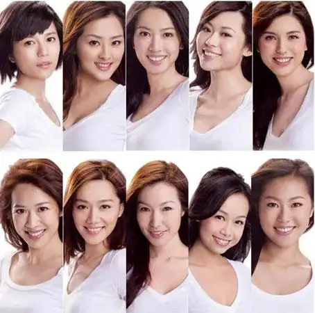 2012年港姐十强出炉 众佳丽素颜照曝光