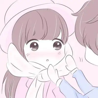 可爱呆萌的情侣头像79