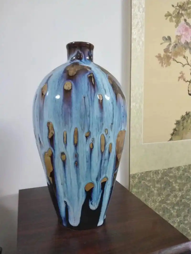 中国陶瓷大師尹干作品  窑变瓶 - 抖音