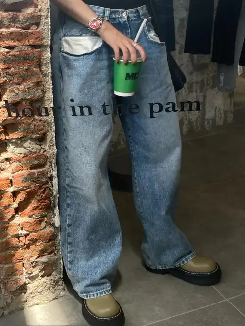 ootd我最近爱大头皮鞋配牛仔裤