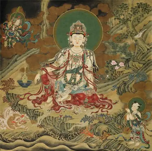 佚名 明 观音大士像