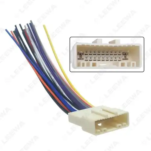 适用斯巴鲁森林人/翼豹/力狮/傲虎/日产20针音响cd/dvd改装尾线