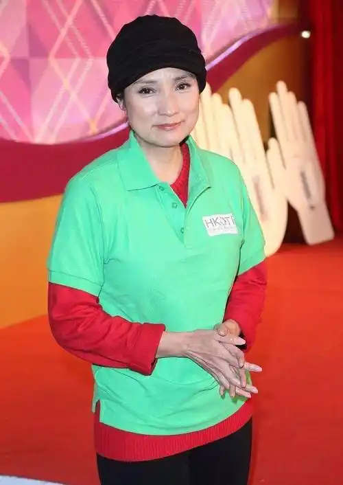 原创戚美珍美丽的还不错穿绿色的短袖也挺时尚的还是挺优雅的