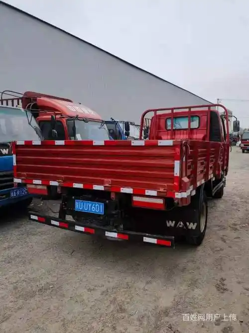 18年二手奥驰平板小货车 4.2米小蓝牌 原版车