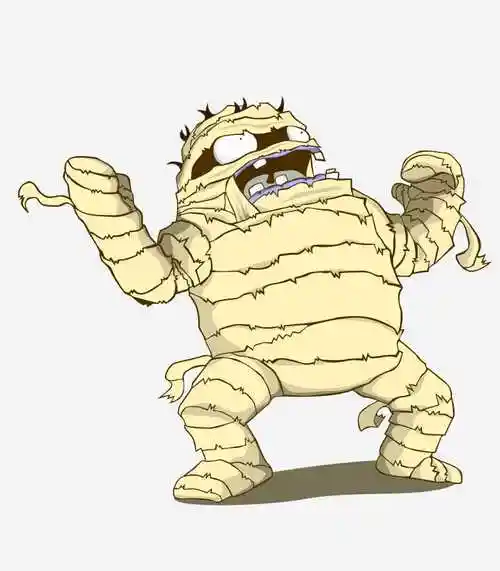 木乃伊万圣节矢量元素