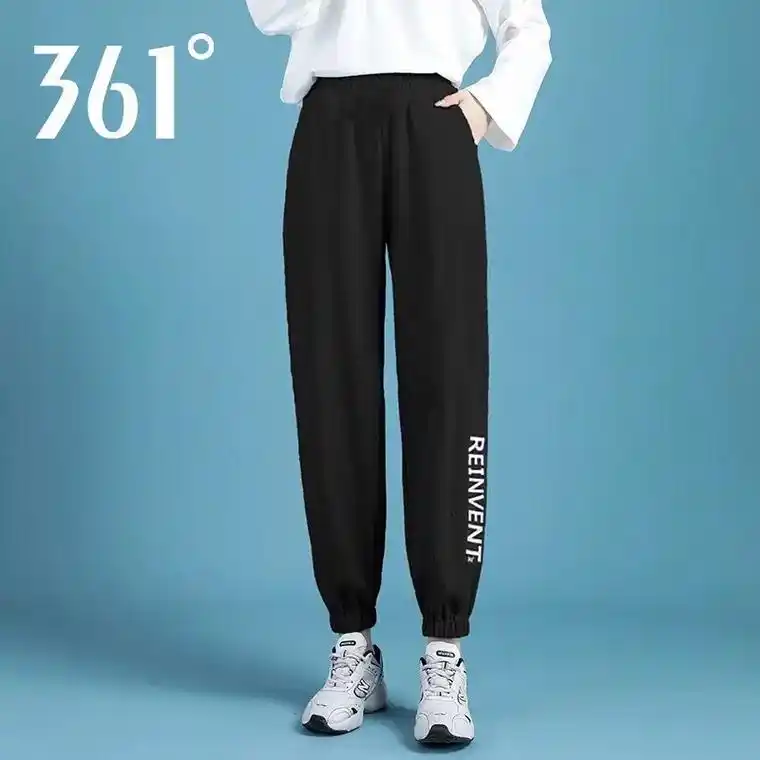 361度女运动裤真的太舒服啦!针织面料柔软舒适,收口设计更 - 抖音