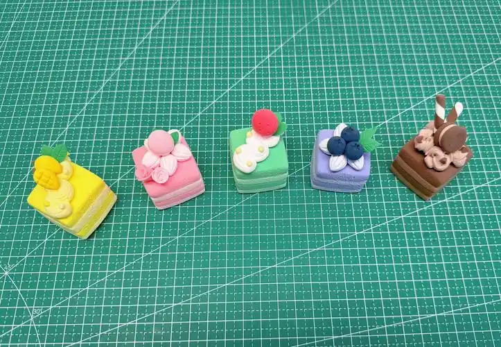 解压捏黏土之亲子手工黏土小蛋糕合集