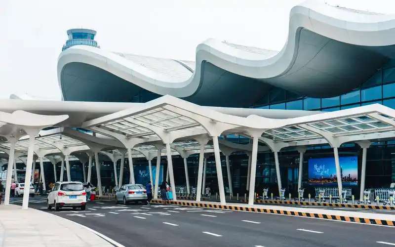 vlog | 南京禄口国际机场全新t1航站楼_哔哩哔哩 (゜-゜)つロ 干杯