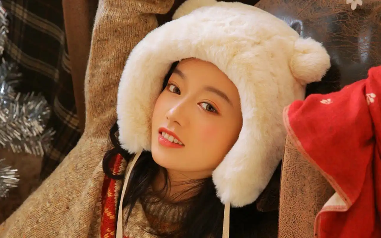 圣诞美女小姐姐性感图片桌面壁纸