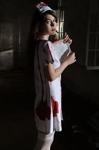 2019年万圣节新款鬼护士服装一件代发鬼节血腥恐怖白衣天使血迹装