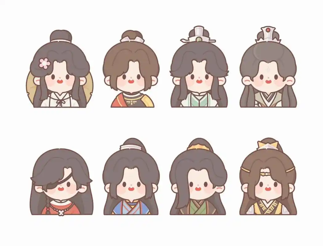 q版人物头像小合集 天官赐福 天官赐福,百无禁忌!