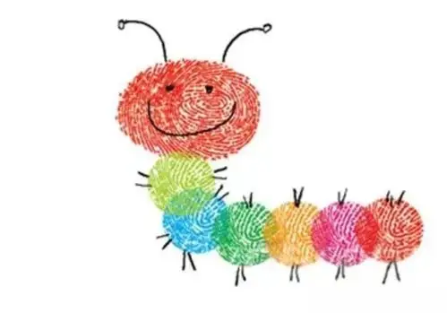 手指点画添画——康庄蓓优幼儿园