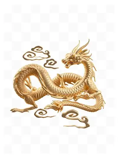 c4d立体 i>龙 /i>抬头中国 i>龙 /i>形象模型