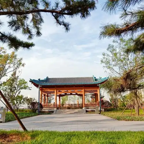 清徐县东湖公园全部竣工美景