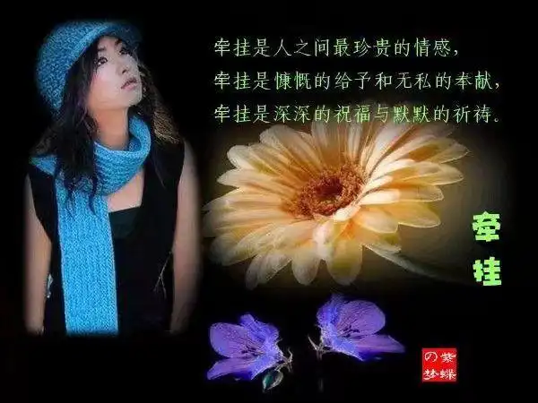 牵挂 是一种无言的美丽