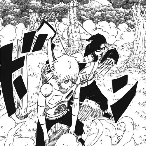 整理了一些火影漫画中的超帅站位    #火影忍者