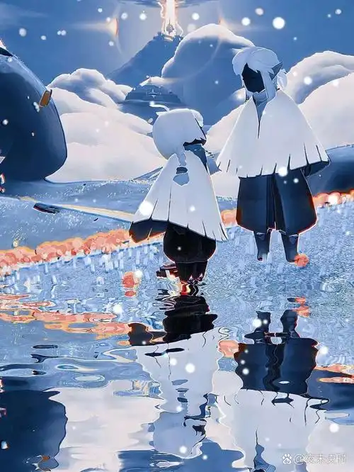 超级浪漫的光遇背景图 他们素未谋面所以他们确定彼此