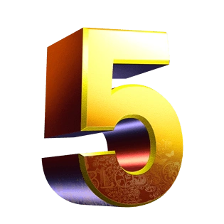 创意数字5图片大全