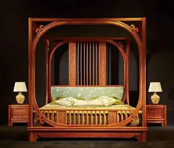 架子床:明式家具中的"璀璨明星"_黄花梨_审美_毕备