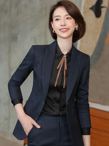 西装外套女韩版春秋时尚气质职业装套装小西服上衣面试正装工作服