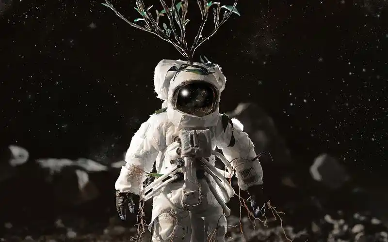 宇航员太空摄影图片壁纸