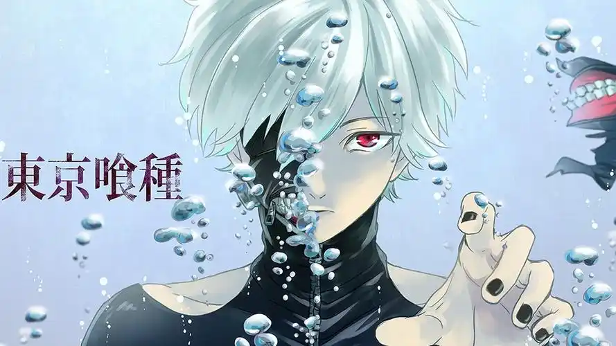 东京喰种金木研帅气同人高清桌面壁纸