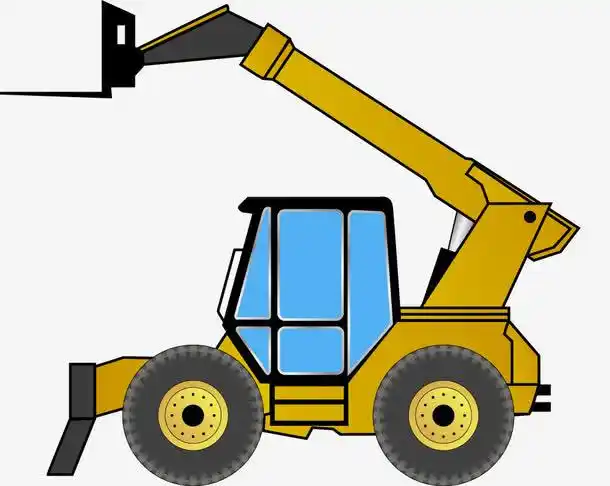 卡通吊车矢量素材