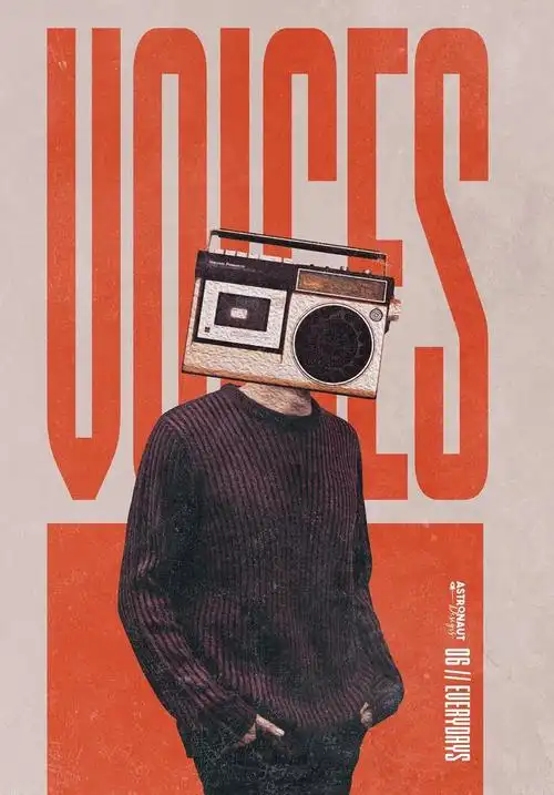 超大文字海报设计参考,但其主题突出,处理方式巧妙!