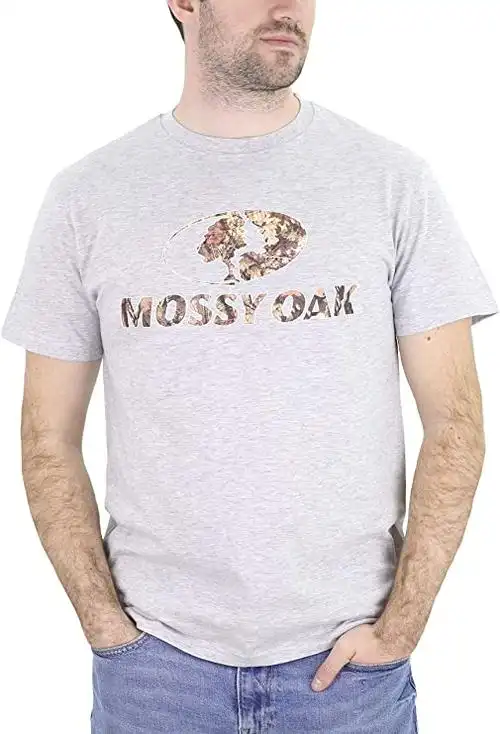 mossy oak 男式正面徽标短袖衬衫 【mossy oak】 服饰箱包 - 亚马逊中