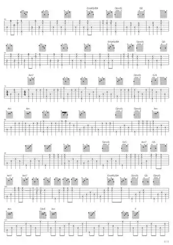 fadedfadedfaded指弹版吉他谱