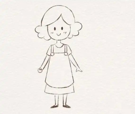 简笔画人物1753提供最全的素描妈妈怎么画简单漂亮更新频率高品类漂亮