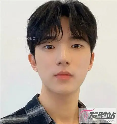 m字刘海男生_发型图片