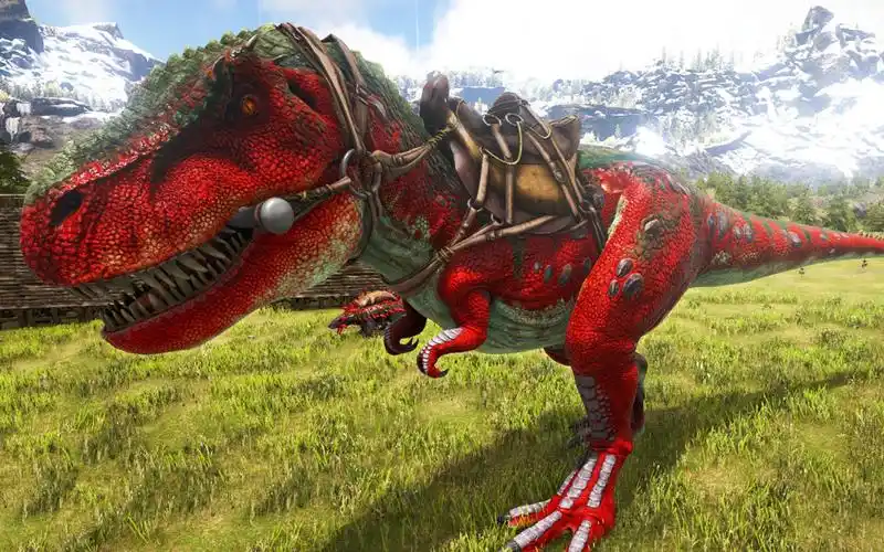 方舟生存进化:失落之岛 08 捕捉神速火焰霸王龙