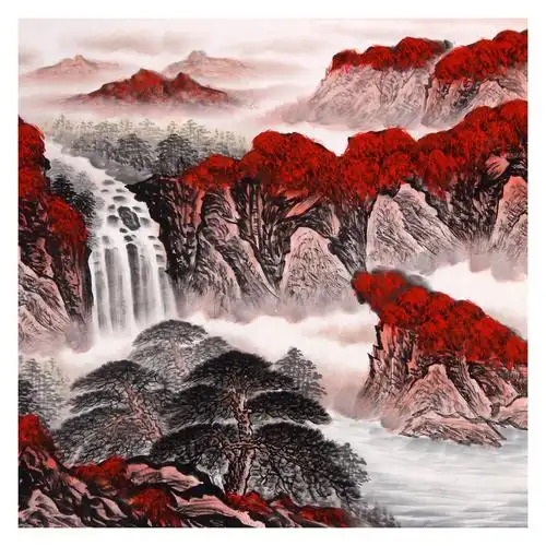 黎毅华 《江山如此多娇》中国书画家协会会员 巨幅