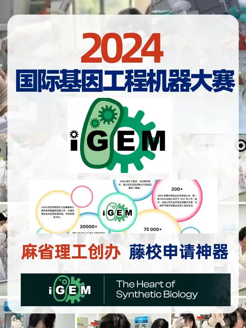 我的天!igem国际基因大赛含金量这么高 #生物竞赛 #国 - 抖音