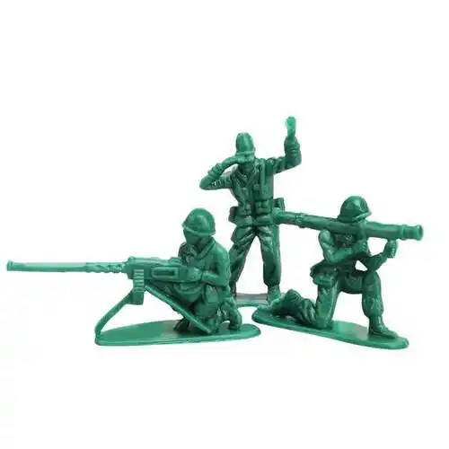 玩模乐军人小兵人军事塑料模型100个装189元包邮