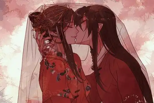 《天官赐福》谢怜和花城是情侣,两人在不断相处中情感自然发生,不过在