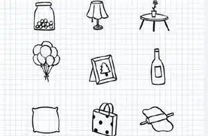 可爱的小装饰物简笔画