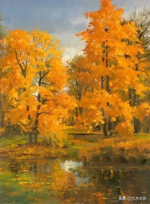 俄罗斯著名风景画家斯维特莱娜谢夫楚科作品欣赏艺术名画