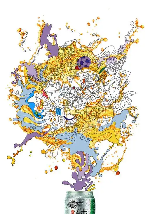 盛夏里的青岛啤酒