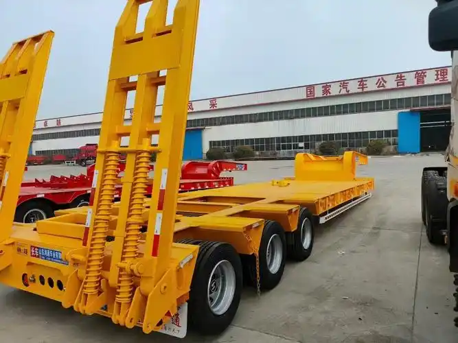 大件运输半挂车高低板半挂车四线八轴高低板半挂车