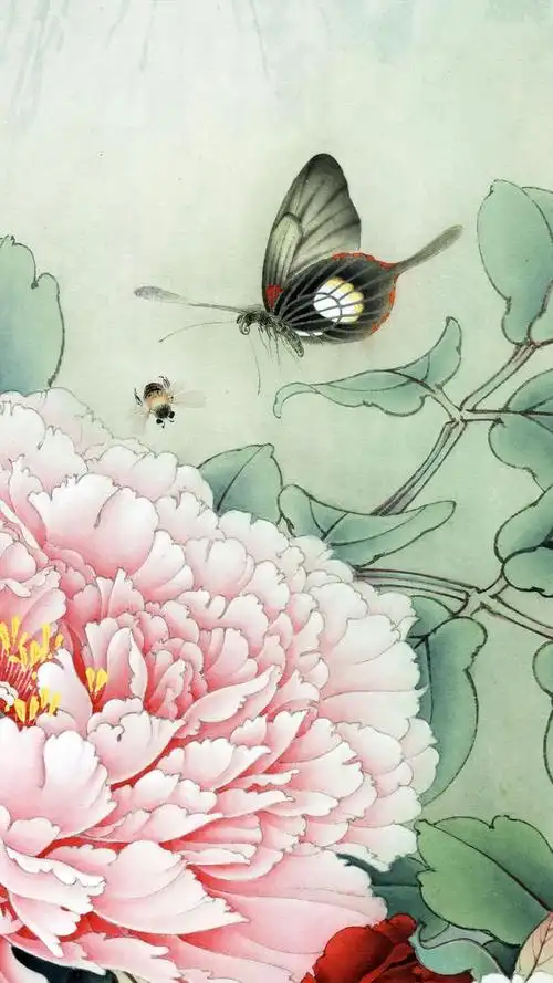 【新提醒】【新作】李晓明巨幅工笔牡丹作品《洛浦群芳图》.