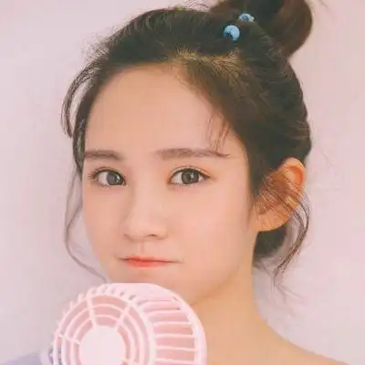 丸子头女生头像唯美小清新2020最新晚一点遇见成熟的我