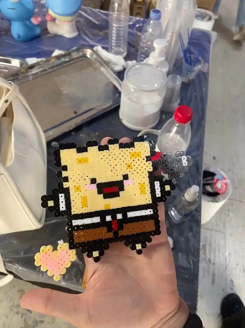 拼豆diy 素材.#拼豆 派大星,我准备好啦#礼物 #手工d - 抖音