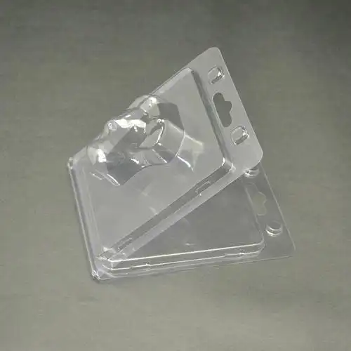 定制透明吸塑包装对折吸塑内托pvc塑料盒包装盒保护包装盒