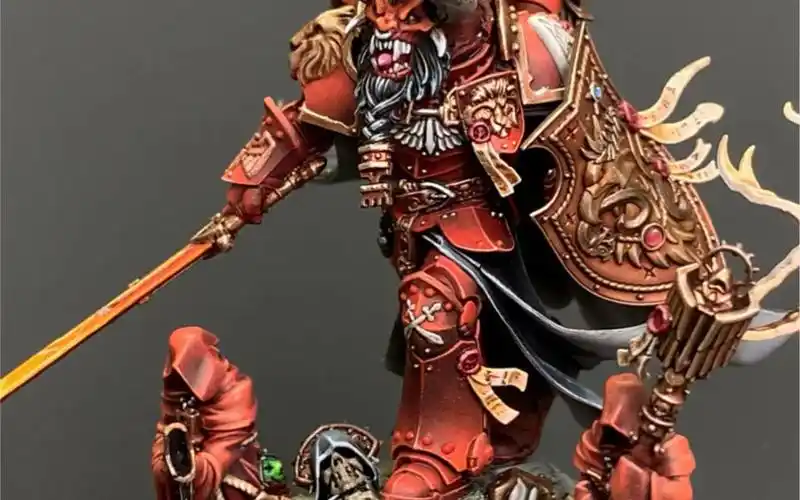 战锤40k 暗黑天使原体 狮王莱昂艾尔庄森